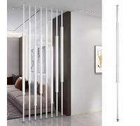 1 divisorio moderno dal pavimento al soffitto, alto 70-300 cm, elegante colonna divisoria bianca per casa, ufficio e piccoli spazi, 250 cm / 8.2ft, elegante soluzione decorativa