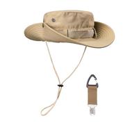 1 Double-Sided Penney Cappello E 1 Cappello Clip, Wide-Brimmed Tonda Tesa Cappello Di Paglia, Protezione Solare Traspirante Cappello, Forniture Di Viaggio All'Aperto.
