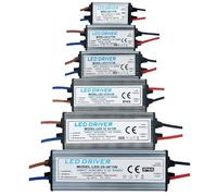 1 driver LED 1-3W 4-7W 8-12W 12-18W 18-24W 25-36W Alimentatore AC95V-265V 300mA Trasformatore di illuminazione impermeabile IP65(4-7W DC12-26V)