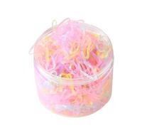 1 elastico per capelli colorato per neonati, piccoli anelli in gomma, elastici per capelli sottili, accessori versatili per tutti i giorni, resistente, senza metallo, taglia unica