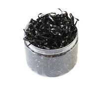 1 elastico per capelli colorato per neonati, piccoli anelli in gomma, elastici per capelli sottili, accessori versatili, per tutti i giorni, resistente, senza metallo (nero, taglia unica)