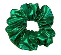 1 elastico per capelli da donna, in pelle, elastico di grandi dimensioni, in morbida gomma PU, supporto per coda di cavallo, accessorio per capelli da donna, verde