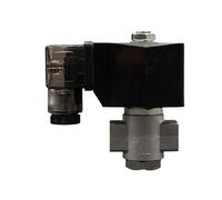 1 elettrovalvola 1/4" 2/2 vie ad azione diretta in acciaio inox normalmente aperta 110 V 220 V specifiche 4/5/6 mm 0-7 bar/5 bar/3 bar(NBR-110V,5mm 5bar)