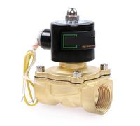1" elettrovalvola a solenoide elettrica d'ottone 110V AC aria normalmente chiusa olio non potabile diesel