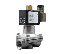 1 elettrovalvola AC110V G1/4" 3/8" 1/2" 3/4" 1" valvola in acciaio inossidabile valvola dell'acqua normalmente aperta(AC110V-NBR,1.5 Inch)