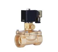 1 elettrovalvola elettrica DN15-50 in ottone con interruttore di emergenza manuale AC220V DC24V per acqua, olio, aria + elettrovalvola a risparmio energetico (DN25, G_AC220V, tipo a risparmio