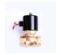 1 elettrovalvola for vapore ad alta temperatura da 1" normalmente chiusa, elettrovalvola a filettatura interna bidirezionale in ottone 220 V 110 V 24 V 12 V(BSP-380VAC)