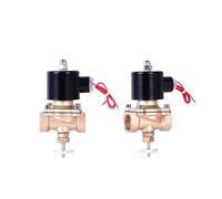 1 elettrovalvola in ottone da 1/2" e 3/4" normalmente chiusa, elettrovalvola di intercettazione di emergenza for gas naturale GPL(Bsp-12vdc,0.75 Inch)