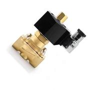 1 elettrovalvola normalmente aperta in ottone da 1-1/4 pollici - ad azione diretta impermeabile con luce LED for irrigazione e controllo dei liquidi(AC220v)