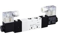 1 elettrovalvola pneumatica a tre posizioni e cinque vie 4V130C-06 4V230C-08 4V330C-10 4V430C-15 for automazione industriale(4V230C-08-DC12V)