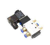 1 elettrovalvola pneumatica elettrica, 5 vie, 2 posizioni, 4V210-08, 12 V, 24 V, 110 V, 220 V, bobina(4V210-08 w PC8-02,DC24)