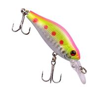 1 Esca da Pesca a Forma di Minnow, wobblers, 7 cm, 8,1 g, Galleggiante, Esca Artificiale in plastica Dura, Esca for la Pesca al Black Bass, Carpa e Altri Pesci.(1)