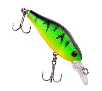 1 Esca da Pesca a Forma di Minnow, wobblers, 7 cm, 8,1 g, Galleggiante, Esca Artificiale in plastica Dura, Esca for la Pesca al Black Bass, Carpa e Altri Pesci.(3)