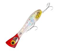 1 Esca da Pesca Artificiale da 200 mm e 128 g, Esca Dura da Superficie, 5 ami for la Pesca di tonni in Mare Aperto, Esca for la Pesca di Grossa Taglia(02)