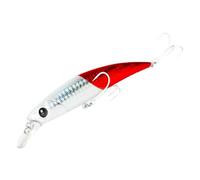 1 Esca Dura da Pesca affondante Minnow 110 mm 22 g Gamma 0,8-1,2 m Esche da Pesca for trote e spigole di Fiume di Grandi Dimensioni(DW77-K)