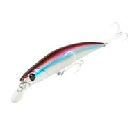 1 Esca Dura da Pesca affondante Minnow 110 mm 22 g Gamma 0,8-1,2 m Esche da Pesca for trote e spigole di Fiume di Grandi Dimensioni(DW77-H)