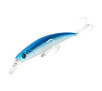 1 Esca Dura da Pesca affondante Minnow 110 mm 22 g Gamma 0,8-1,2 m Esche da Pesca for trote e spigole di Fiume di Grandi Dimensioni(DW77-G)