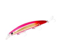 1 Esca Galleggiante for la Pesca a pesciolino, Grande, 130 mm, 23 g, Twinkle, Esca Dura Artificiale for spigola e platessa a Lunga gittata(Twinkle 130 C)