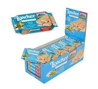 1 Espositore da 24 Loacker Vanilla Ripieno di Crema alla Vaniglia da 25 grammi