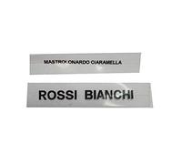 1 ETICHETTA NERO SU TRASPARENTE CITOFONO UN RIGO IN CARTA PLASTIFICATA SOTTILE ADESIVA 1,2x5,5 6 cm Circa O CASSETTA POSTA targhetta PER DENOMINARE QUALSIASI COSA 1 Portachiavi corni