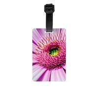 1 etichetta per bagagli per valigie con fiori rosa tropicali, etichette identificative resistenti, etichette per borse per riconoscere facilmente le borse, essenziali da viaggio