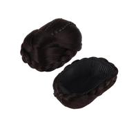 1 extension per chignon da donna, in fibra sintetica, elegante, facile da usare, per matrimoni, feste, balli e stili quotidiani