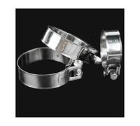 1 fascetta stringitubo in acciaio inossidabile 304 - Resistente e regolabile for tubi di scarico, tubi dell'acqua e altro ancora(23-25mm)