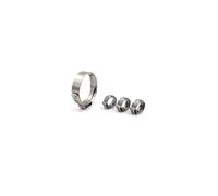 1 Fascette stringitubo Ear Fascette stringitubo Ear Acciaio inox V2A 7,5-9 mm 25 pezzi