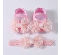 1 Fascia per capelli con farfalla per bimba + 1 paio di calzini antiscivolo per bambini, regalo di compleanno per bebè Tagli UnicaGeometrico,Colore unico,Motivo strutturatoTessuto