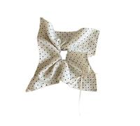 1 fascia per capelli con fiocco a pois, per coda di cavallo francese, fascia per capelli da donna