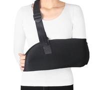 1 fascia regolabile per braccio, fascia in rete, imbracatura con imbottitura in gommapiuma, supporto per braccio, supporto per spalle, adatto per polsi rotti, gomiti, lussazioni delle spalle