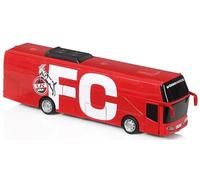 1. FC Köln Bus giocattolo con suono, bus della squadra, 20 cm, autobus
