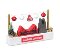 1. FC Köln Paesaggio decorativo in legno "Moravia Christmas"