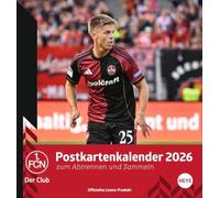 1. FC Nürnberg Postkartenkalender 2026: Fußball-Kalender für den Schreibtisch oder die Wand: Kleiner Postkarten-Fotokalender zum Sammeln und Verschicken. Toller FCN-Fanartikel für jeden Nürnberg-Fan!