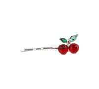 1 fermaglio per capelli alla moda a forma di ciliegia con cristalli e graziose forcine per capelli per donne e ragazze (1)