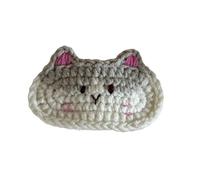 1 fermaglio per capelli all'uncinetto per bambini e adulti, divertente e con disegni di gatti per bambini e adulti