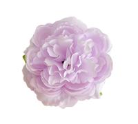 1 fermaglio per capelli con fiori di rosa hawaiani, con fiori artificiali, forcina per capelli con becco d'anatra, clip per capelli per donne e ragazze spessi e sottili, viola