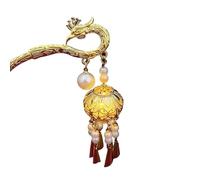 1 fermaglio per capelli in stile cinese con nappa, da donna, con fiore fatto a mano, accessori per capelli, ornamenti per capelli (C)