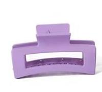1 fermaglio per capelli viola, taglia unica, stile retrò, alla moda, forte, grande, per lavare il viso, ultra leggero, accessorio per lo styling delle ragazze, viola, mollette, bellezza e cura della