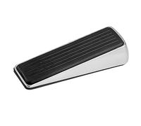 1 fermaporta for impieghi gravosi - Fermaporta a cuneo antiscivolo for tutti i pavimenti - Fermaporta for fessure tra porte for casa e ufficio(Brushed silver)