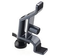 1 fermaporta for impieghi gravosi - Fermaporta a cuneo impilabile for tutti i tipi di pavimento - for casa, ufficio e viaggi(Black)