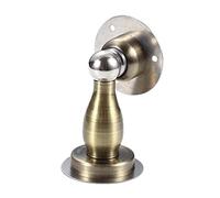 1 fermaporta magnetico in acciaio inox - Supporto for porta resistente con nastro adesivo e viti for una tenuta sicura della porta(Cyan)