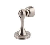 1 fermaporta magnetico in metallo solido - Fermaporta a doppio scopo da montare a parete e a pavimento for casa, ufficio e altro ancora(Metallic silver)