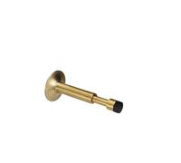 1 fermaporta silenzioso con tampone idraulico in rame puro, fermaporta da pavimento, paraurti a parete, ferramenta tattile for porta non magnetica(Aluminum Alloy Black)