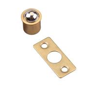 1 fermo a sfera per porta interna, 1 chiavistello a sfera regolabile a molla con cuscinetto a sfera per armadio, parte superiore della porta, diametro 12,5 mm