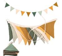 1 festone per cameretta dei bambini, in mussola di cotone, decorazione per letto di casa, per ragazze e ragazzi, decorazione da parete, decorazione per la cameretta dei bambini (verde morandi)