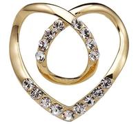 1 fibbia per sciarpa, spilla a forma di cuore in metallo, elegante regalo da donna, anello per sciarpa di cristallo, gioielli alla moda, clip per scialle, oro bellissimo design