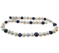 1 FILO DI PERLE MIXCOLOR 8X6 MM.