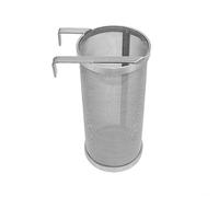 1 filtro a ragno for luppolo in acciaio inox 304 da 300 micron con gancio for la produzione casalinga di birra - Maglia resistente for una birra più limpida(15x35cm)