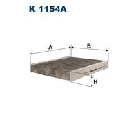 1 FILTRO ARIA ABITACOLO FILTRON K1154A K1154A